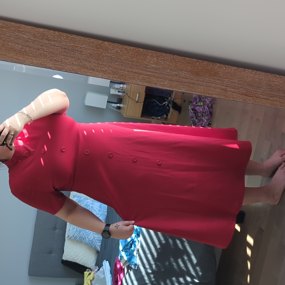 Beautiful long red dress